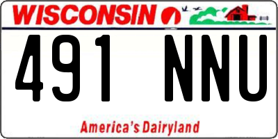 WI license plate 491NNU