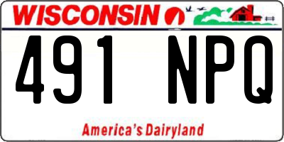WI license plate 491NPQ
