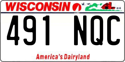 WI license plate 491NQC