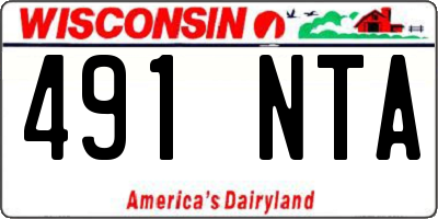 WI license plate 491NTA