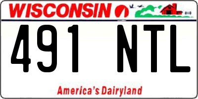 WI license plate 491NTL
