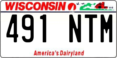 WI license plate 491NTM
