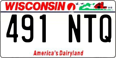 WI license plate 491NTQ