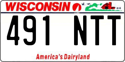 WI license plate 491NTT