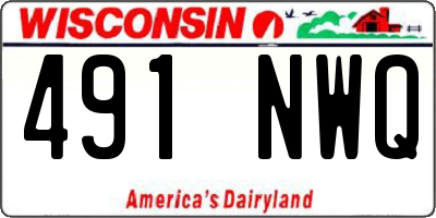 WI license plate 491NWQ