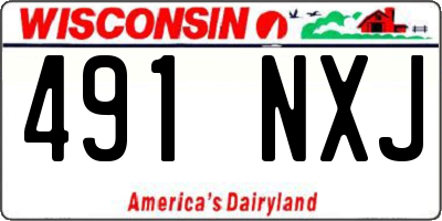 WI license plate 491NXJ