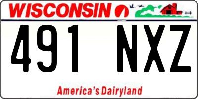 WI license plate 491NXZ