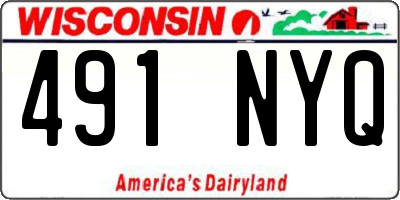 WI license plate 491NYQ