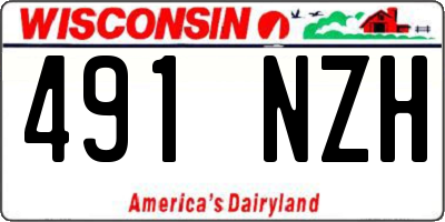 WI license plate 491NZH