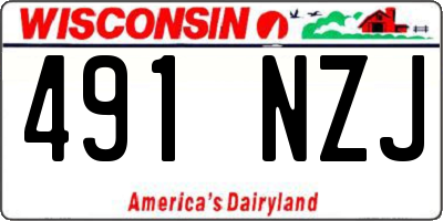 WI license plate 491NZJ