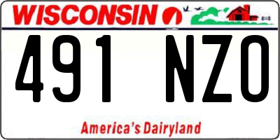 WI license plate 491NZO