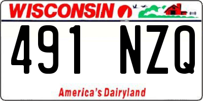 WI license plate 491NZQ