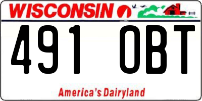 WI license plate 491OBT