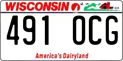 WI license plate 491OCG