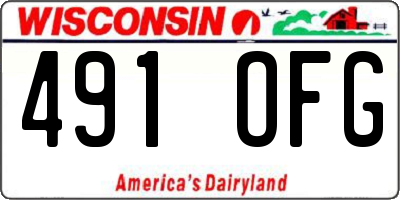 WI license plate 491OFG