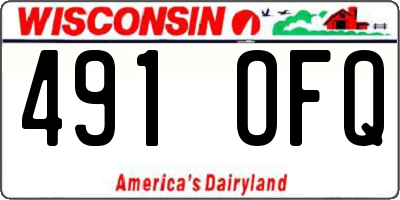 WI license plate 491OFQ