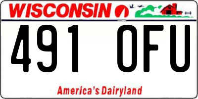 WI license plate 491OFU