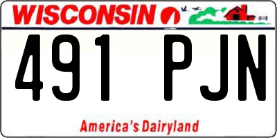 WI license plate 491PJN