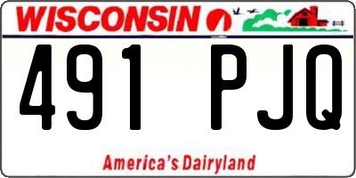 WI license plate 491PJQ