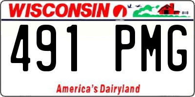 WI license plate 491PMG