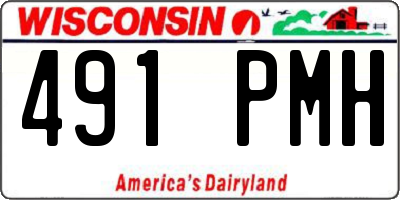 WI license plate 491PMH