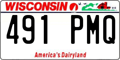 WI license plate 491PMQ