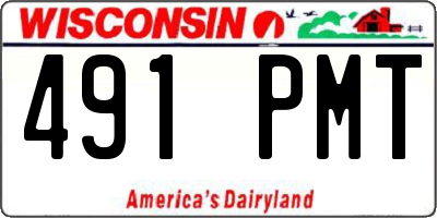 WI license plate 491PMT