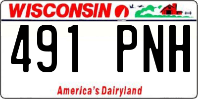 WI license plate 491PNH