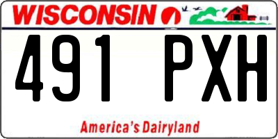 WI license plate 491PXH