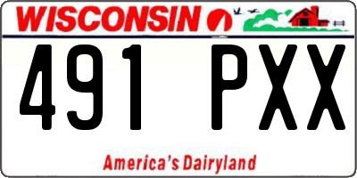 WI license plate 491PXX