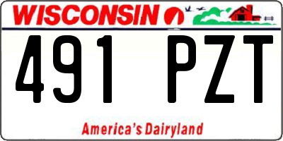 WI license plate 491PZT