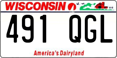 WI license plate 491QGL