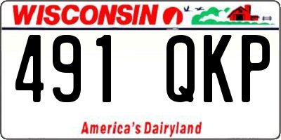 WI license plate 491QKP