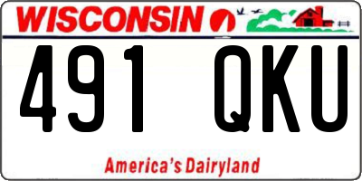 WI license plate 491QKU
