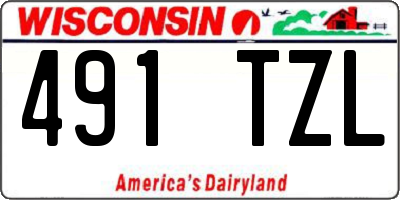 WI license plate 491TZL