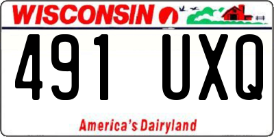 WI license plate 491UXQ