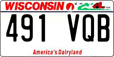 WI license plate 491VQB