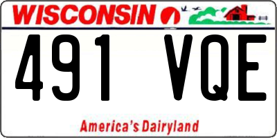 WI license plate 491VQE