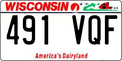 WI license plate 491VQF