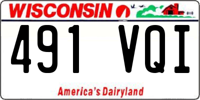 WI license plate 491VQI