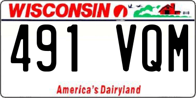 WI license plate 491VQM