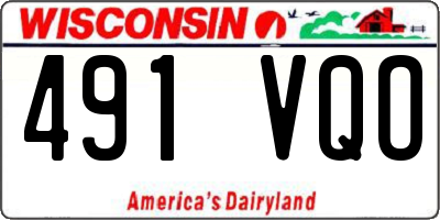 WI license plate 491VQO