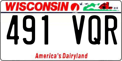 WI license plate 491VQR