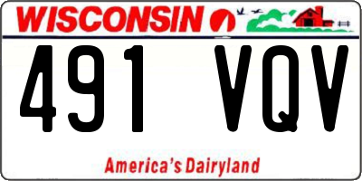 WI license plate 491VQV