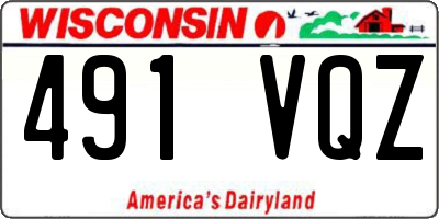 WI license plate 491VQZ