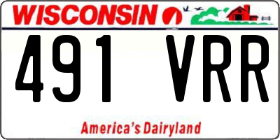 WI license plate 491VRR