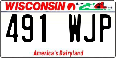 WI license plate 491WJP