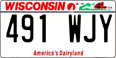 WI license plate 491WJY