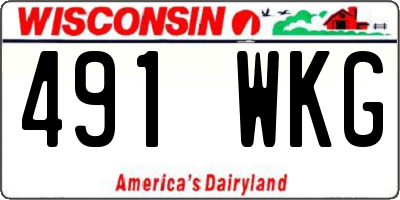 WI license plate 491WKG