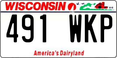 WI license plate 491WKP